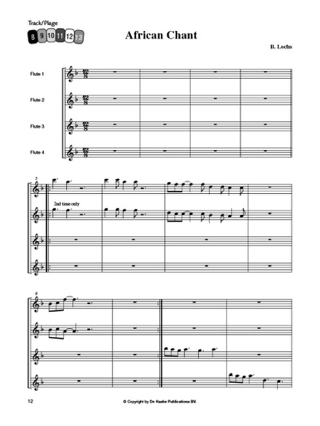 Groove Quartets - Flûtes - Bert Lochs - Partition - Flûte traversière